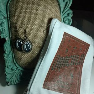 Dracula 2pc Set Earrings and Change Purse
